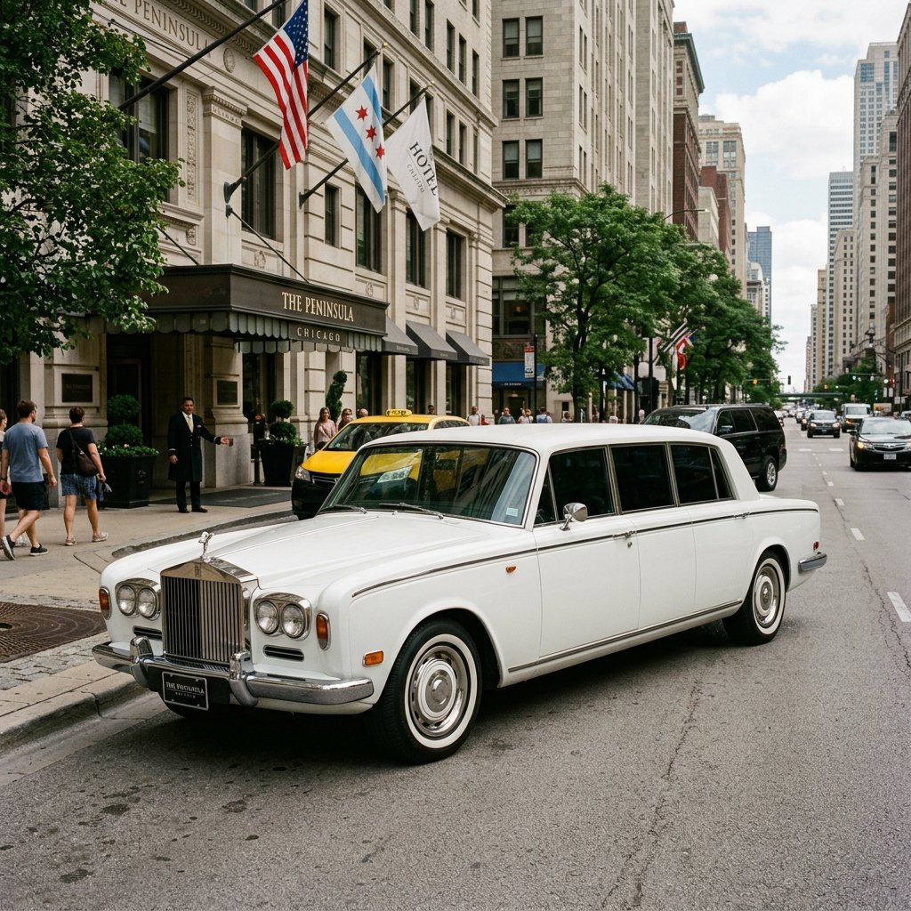 Silver Shadow Stretch Limousine Chicago